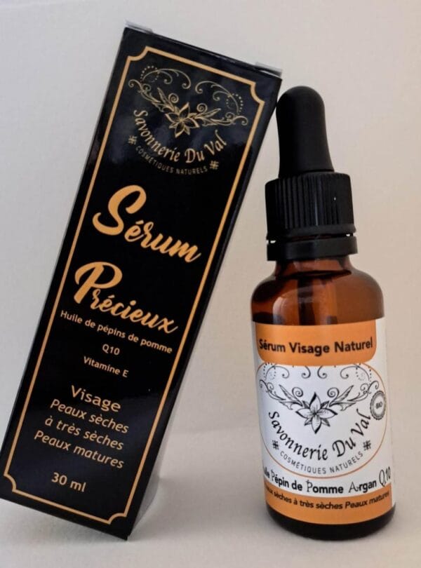 serum visage naturel complet à l’huile de pépins de pomme