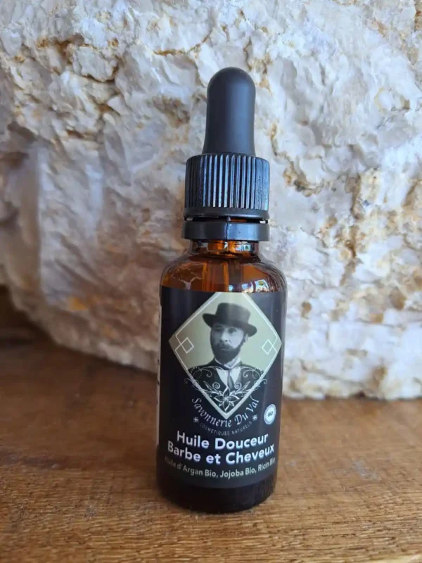 Huile Douceur Barbe & Cheveux Argan Ricin Jojoba BIO Huile-Douceur-Barbe-Cheveux-Argan-Ricin-Jojoba-BIO