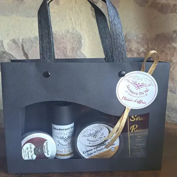 COFFRET CADEAU Sérum Précieux, Crème solide, Déodorant Fruité Floral et Nettoyant COFFRET-CADEAU-Serum-Precieux-Creme-solide-Deodorant-Fruite-Floral-et-Nettoyant